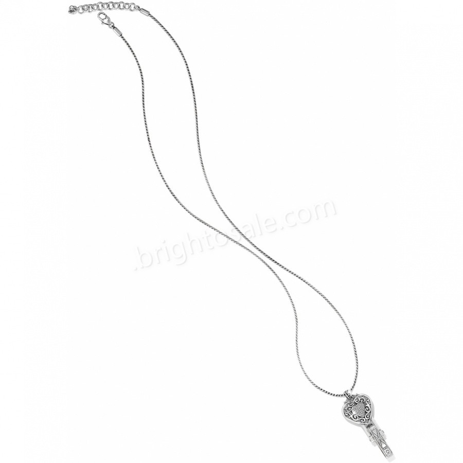 Brighton Collectibles & Online Discount Reno Heart Badge Clip Necklace - -2