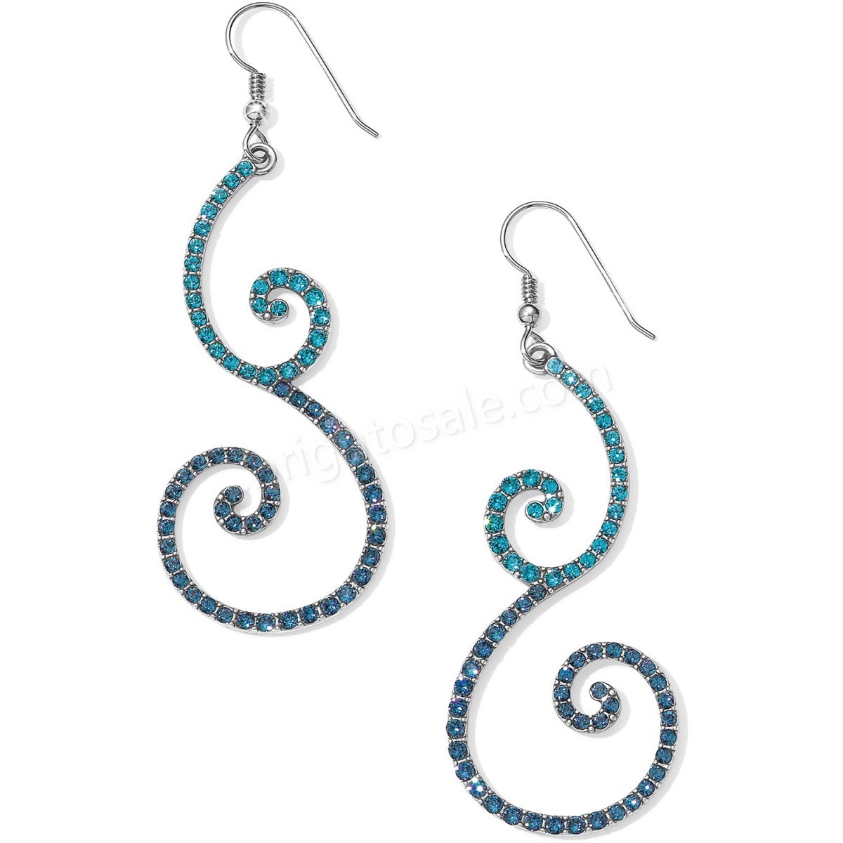 Brighton Collectibles & Online Discount Sea Of Love Crystal French Wire Earrings - -3