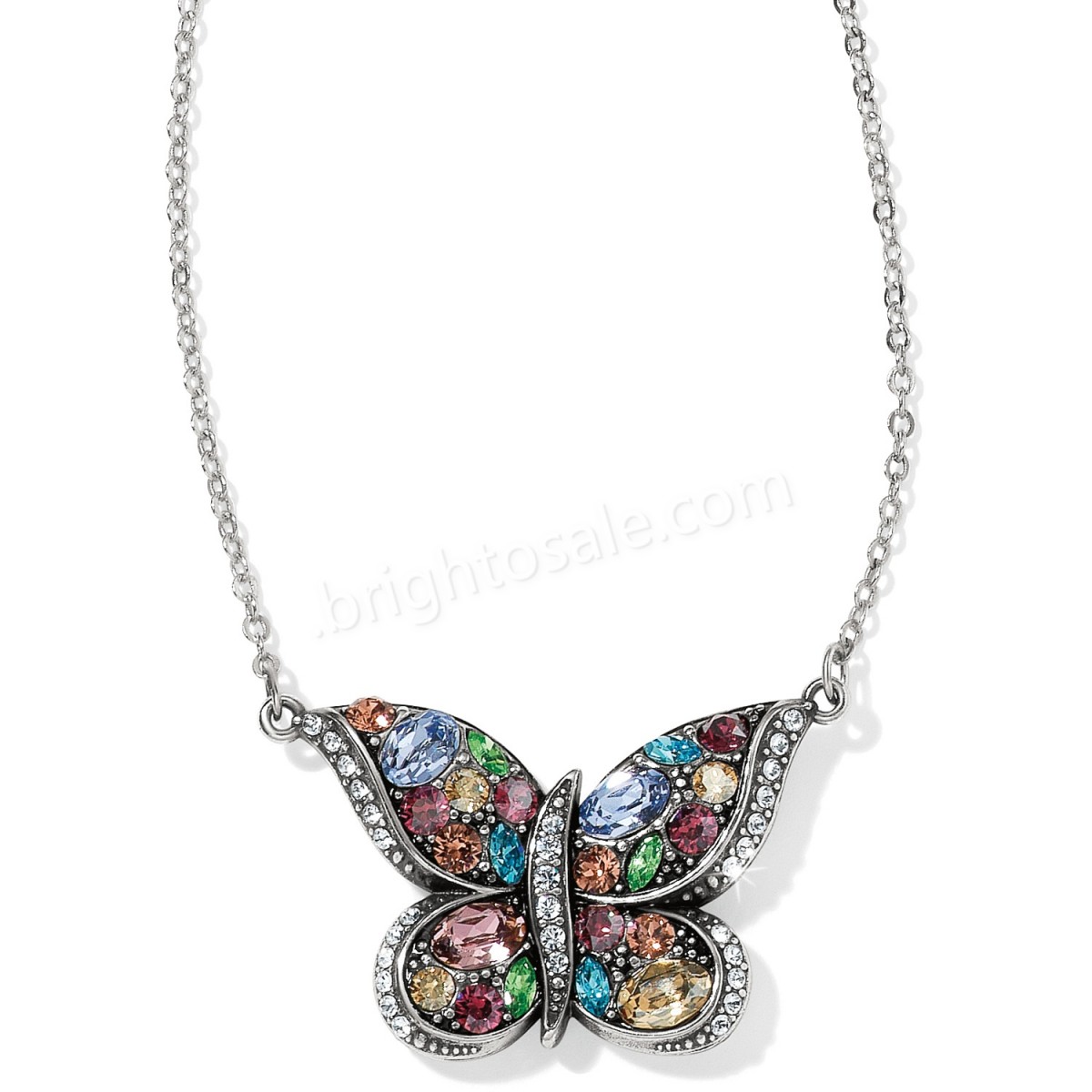Brighton Collectibles & Online Discount Trust Your Journey Reversible Butterfly Necklace - -4