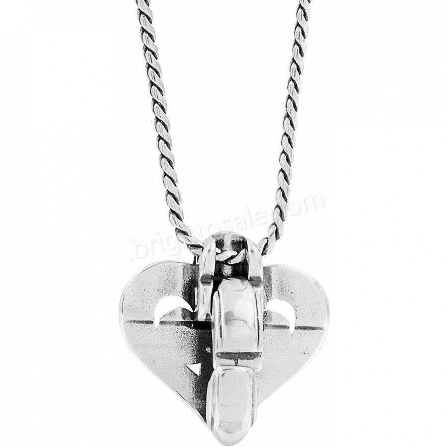 Brighton Collectibles & Online Discount Alcazar Heart Badge Clip Necklace - -1