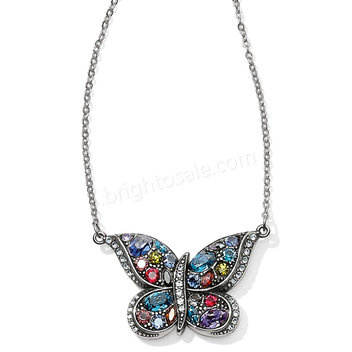 Brighton Collectibles & Online Discount Trust Your Journey Reversible Butterfly Necklace - -3