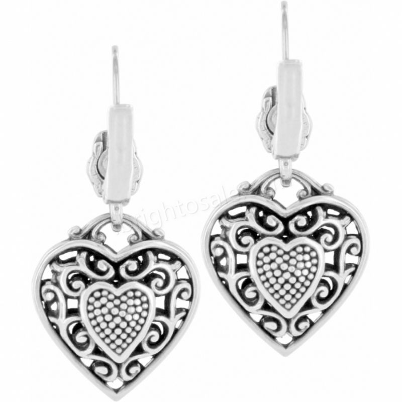 Brighton Collectibles & Online Discount Reno Heart Leverback Earrings - -2
