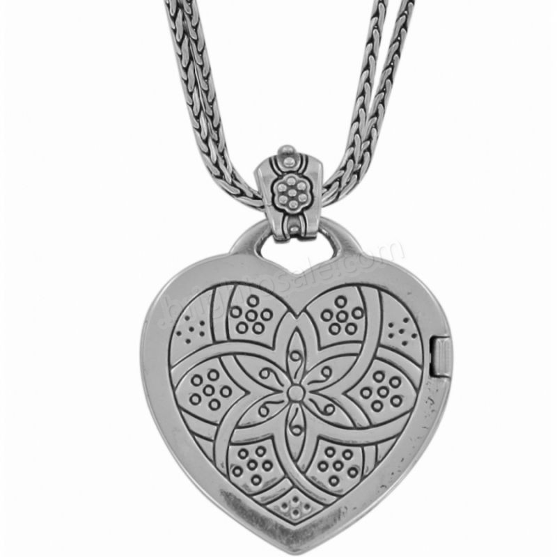 Brighton Collectibles & Online Discount Floral Heart Locket Necklace - -2