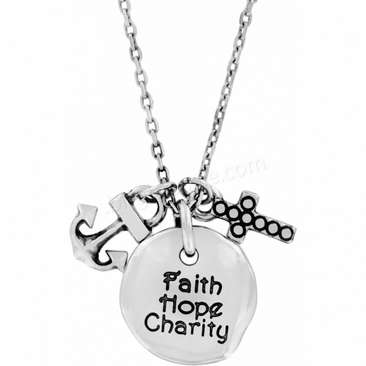 Brighton Collectibles & Online Discount Faith Hope Charity Necklace - -1