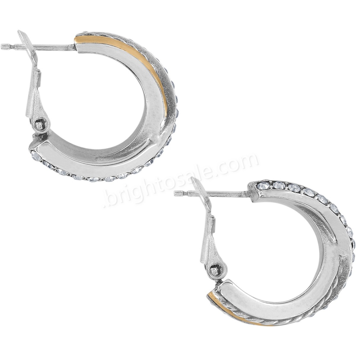 Brighton Collectibles & Online Discount Neptune's Rings Post Clip Hoop Earrings - -1