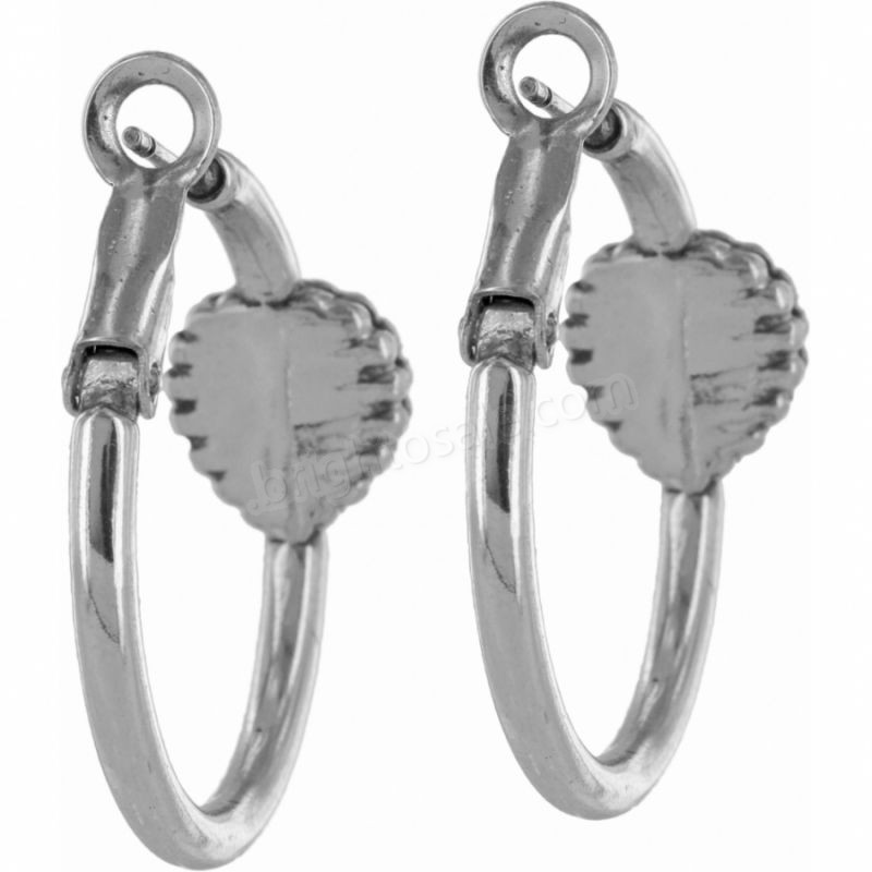 Brighton Collectibles & Online Discount Shimmer Heart Small Hoop Earrings - -2