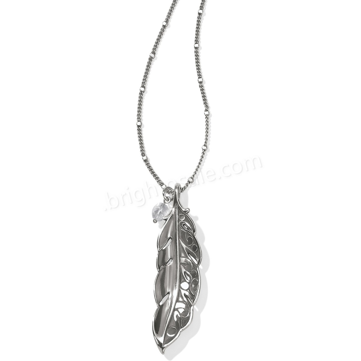 Brighton Collectibles & Online Discount Contempo Ice Feather Convertible Reversible Necklace - -1