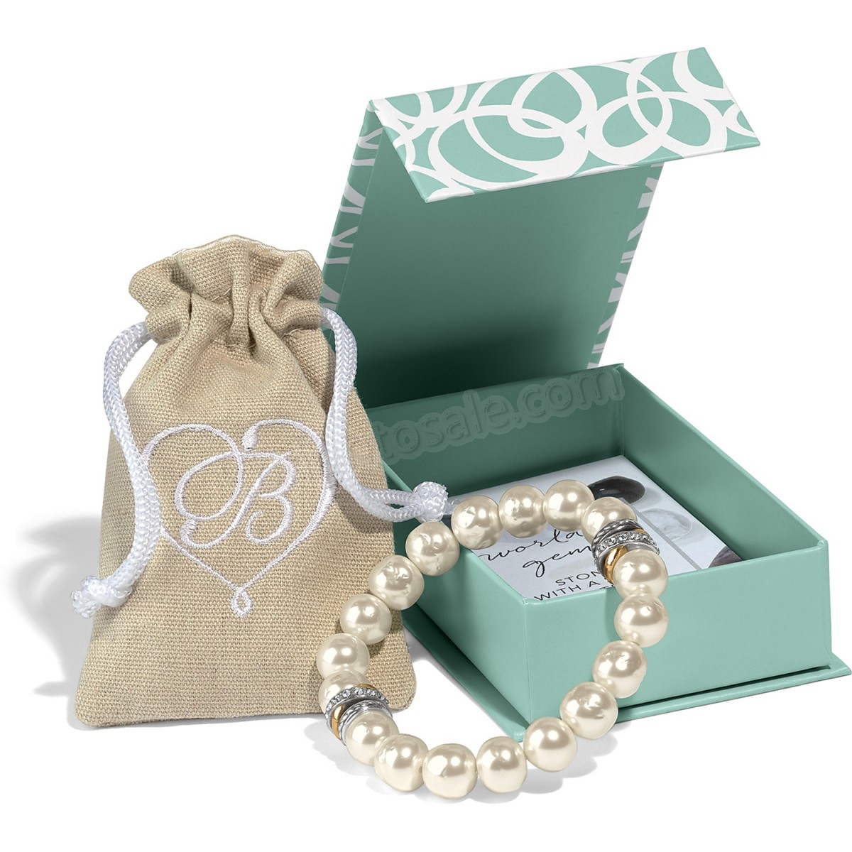 Brighton Collectibles & Online Discount Neptune's Rings Pearl Stretch Bracelet - -1