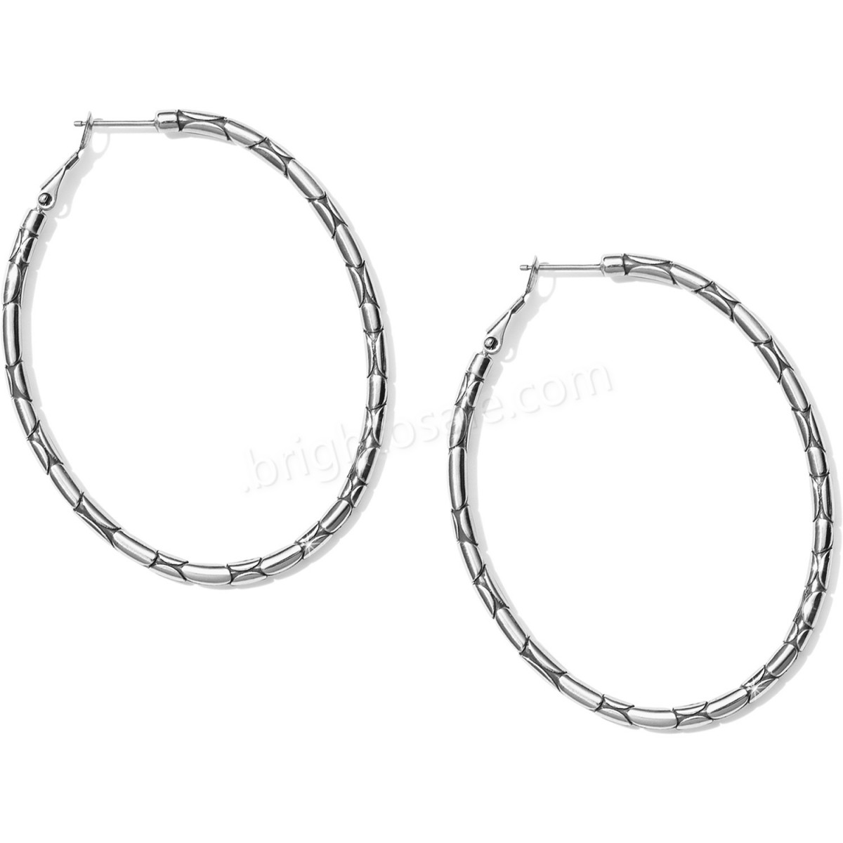 Brighton Collectibles & Online Discount Pebble Large Oval Hoop Earrings - -1