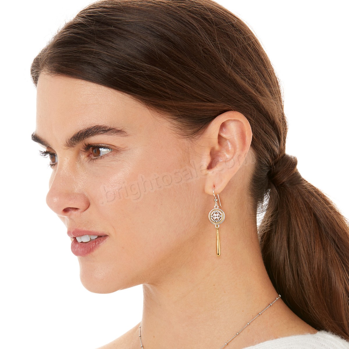 Brighton Collectibles & Online Discount Intrigue Teardrop French Wire Earrings - -2