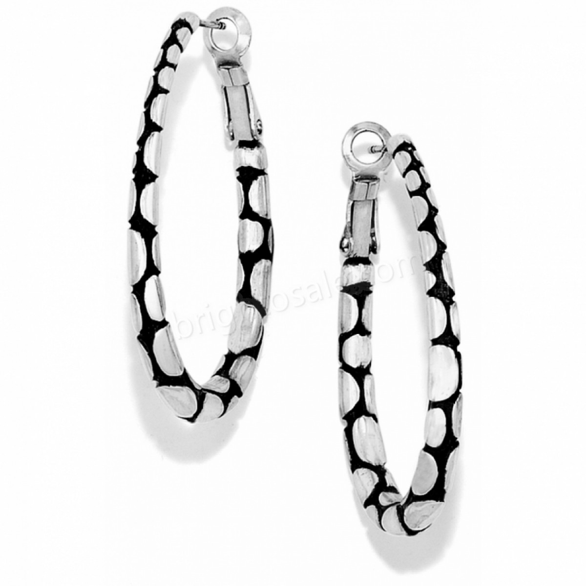 Brighton Collectibles & Online Discount Pebble Oval Hoop Earrings - -0