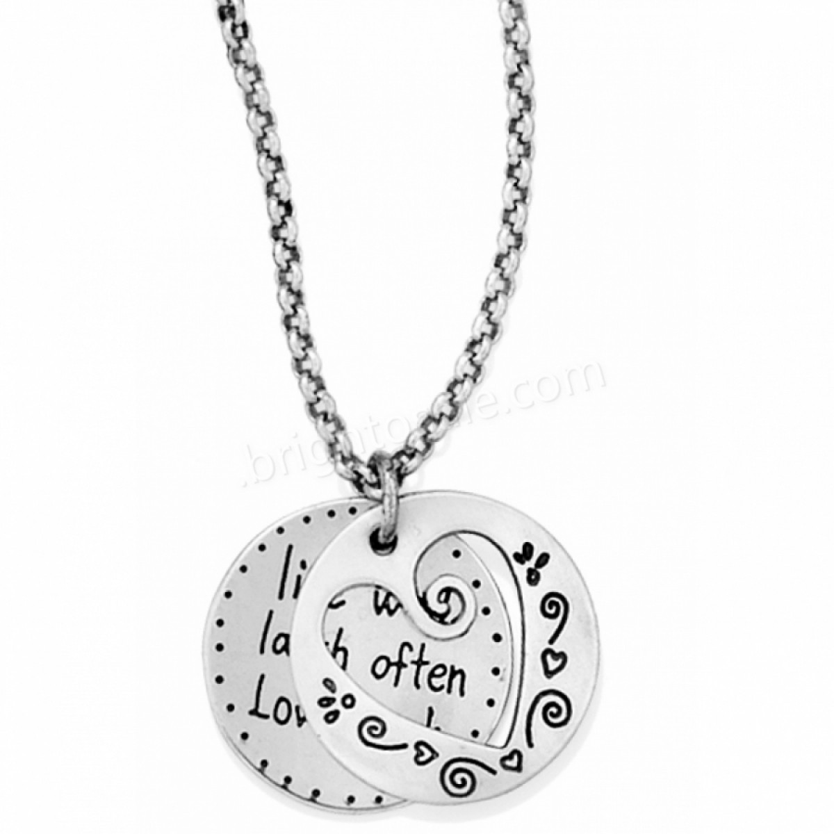 Brighton Collectibles & Online Discount Quote Me Heart Necklace - -0