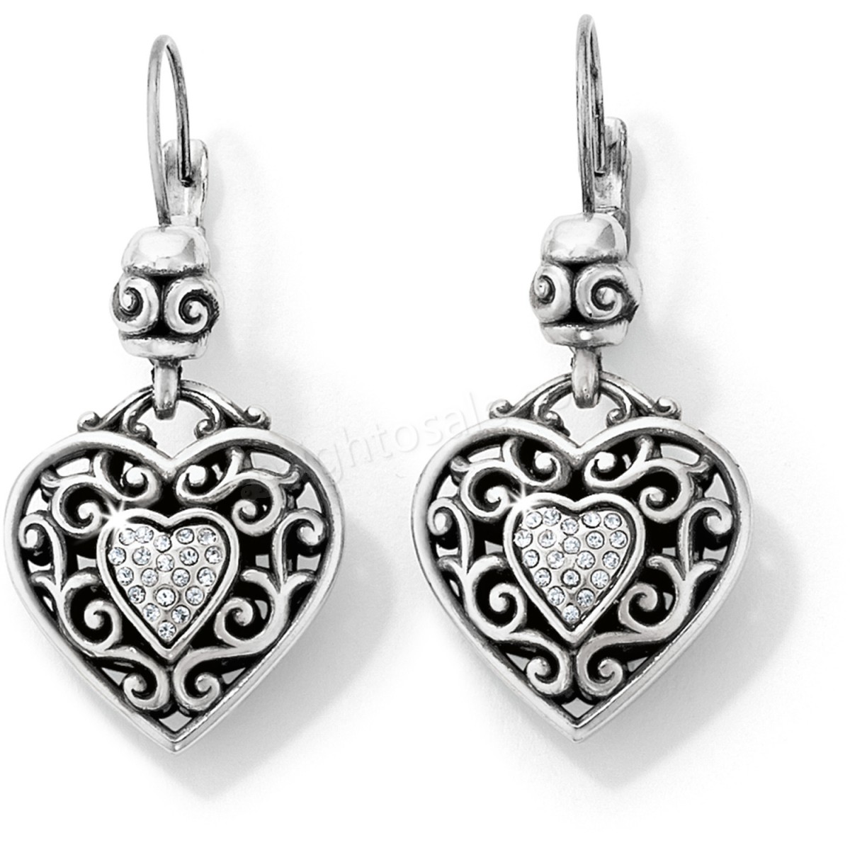 Brighton Collectibles & Online Discount Reno Heart Leverback Earrings - -0