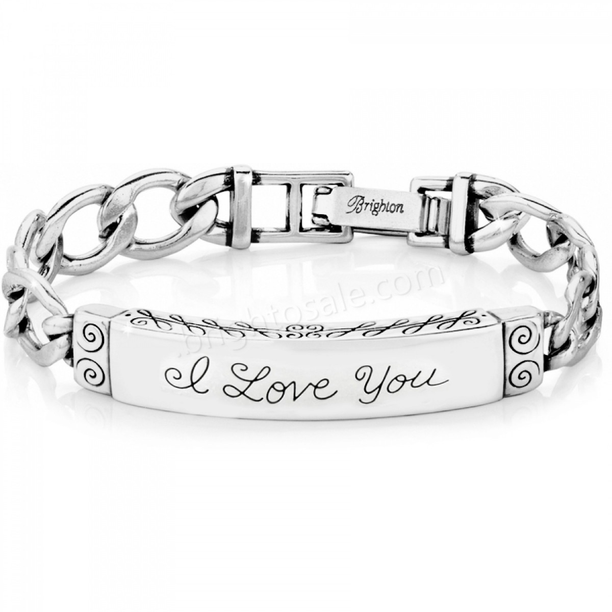 Brighton Collectibles & Online Discount I Love You ID Bracelet - -0