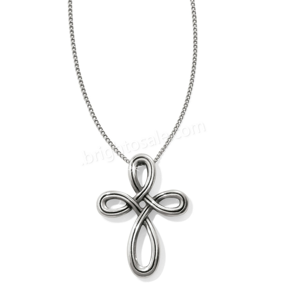 Brighton Collectibles & Online Discount Interlok Petite Cross Necklace - -0