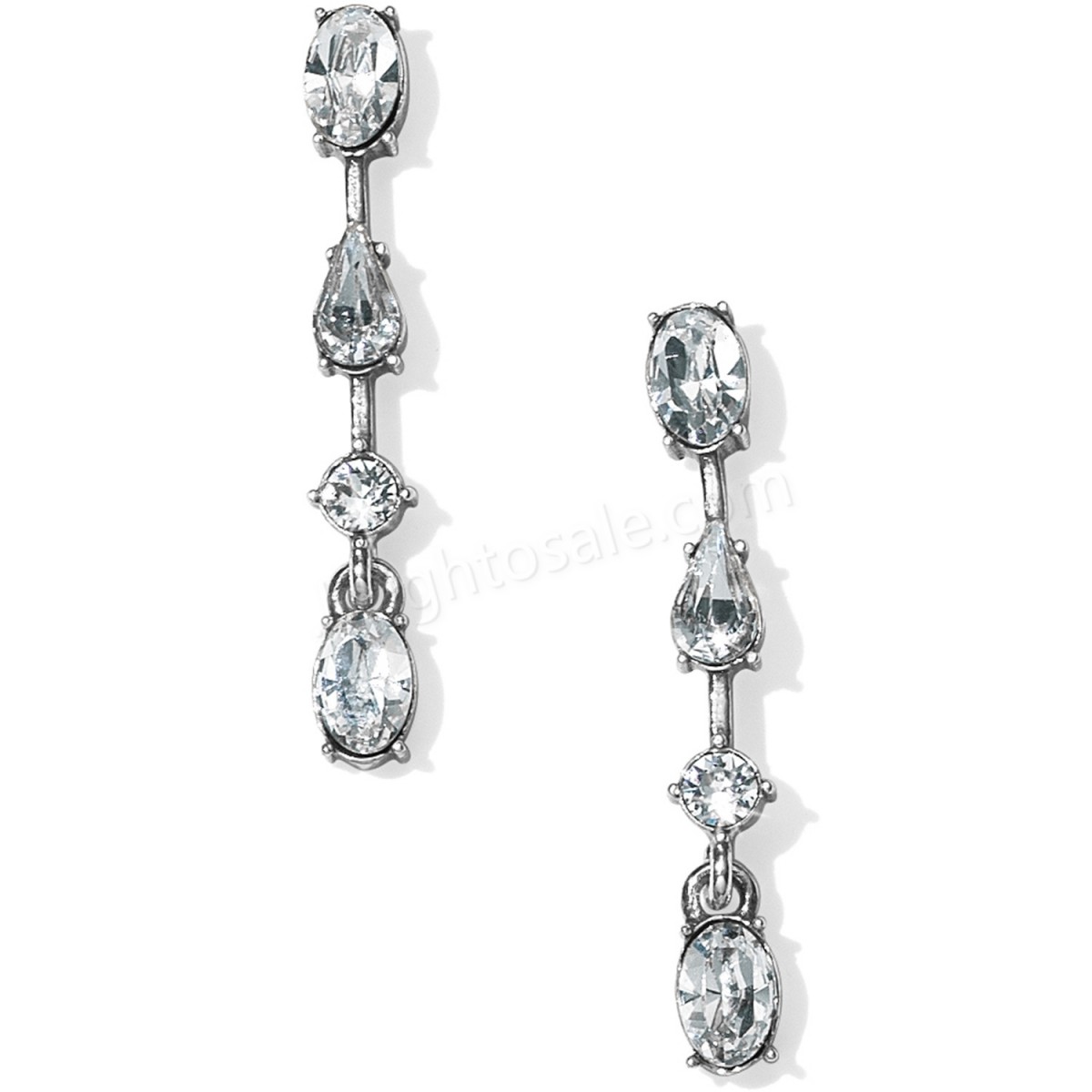 Brighton Collectibles & Online Discount One Love Slim Crystal Post Drop Earrings - -0