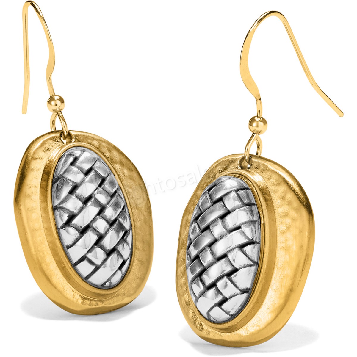 Brighton Collectibles & Online Discount Ferrara Artisan Two Tone French Wire Earrings - -0