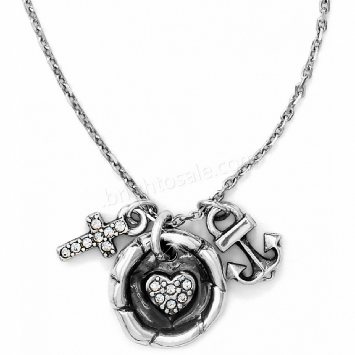 Brighton Collectibles & Online Discount Faith Hope Charity Necklace - -0