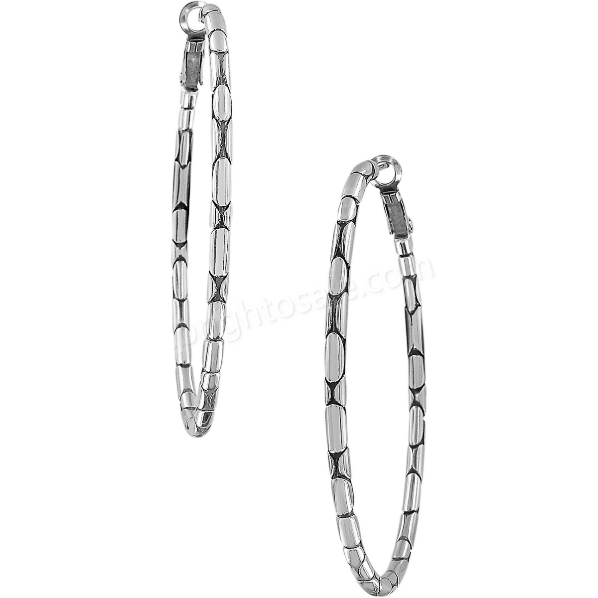 Brighton Collectibles & Online Discount Pebble Large Oval Hoop Earrings - -0