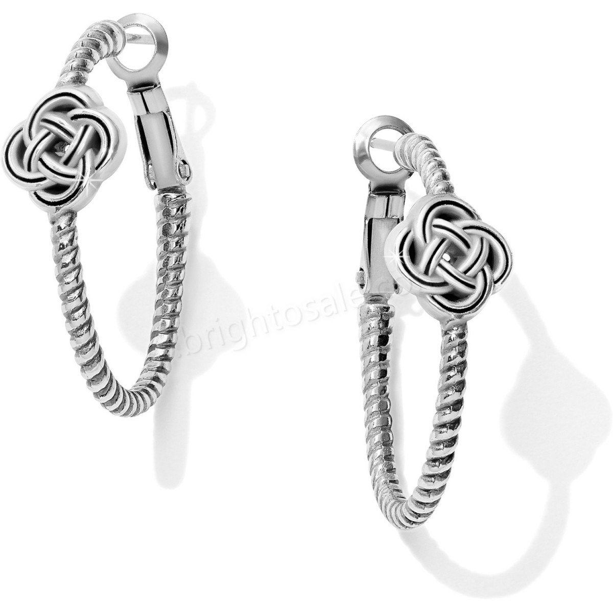 Brighton Collectibles & Online Discount Interlok Knot Rope Hoop Earrings - -0