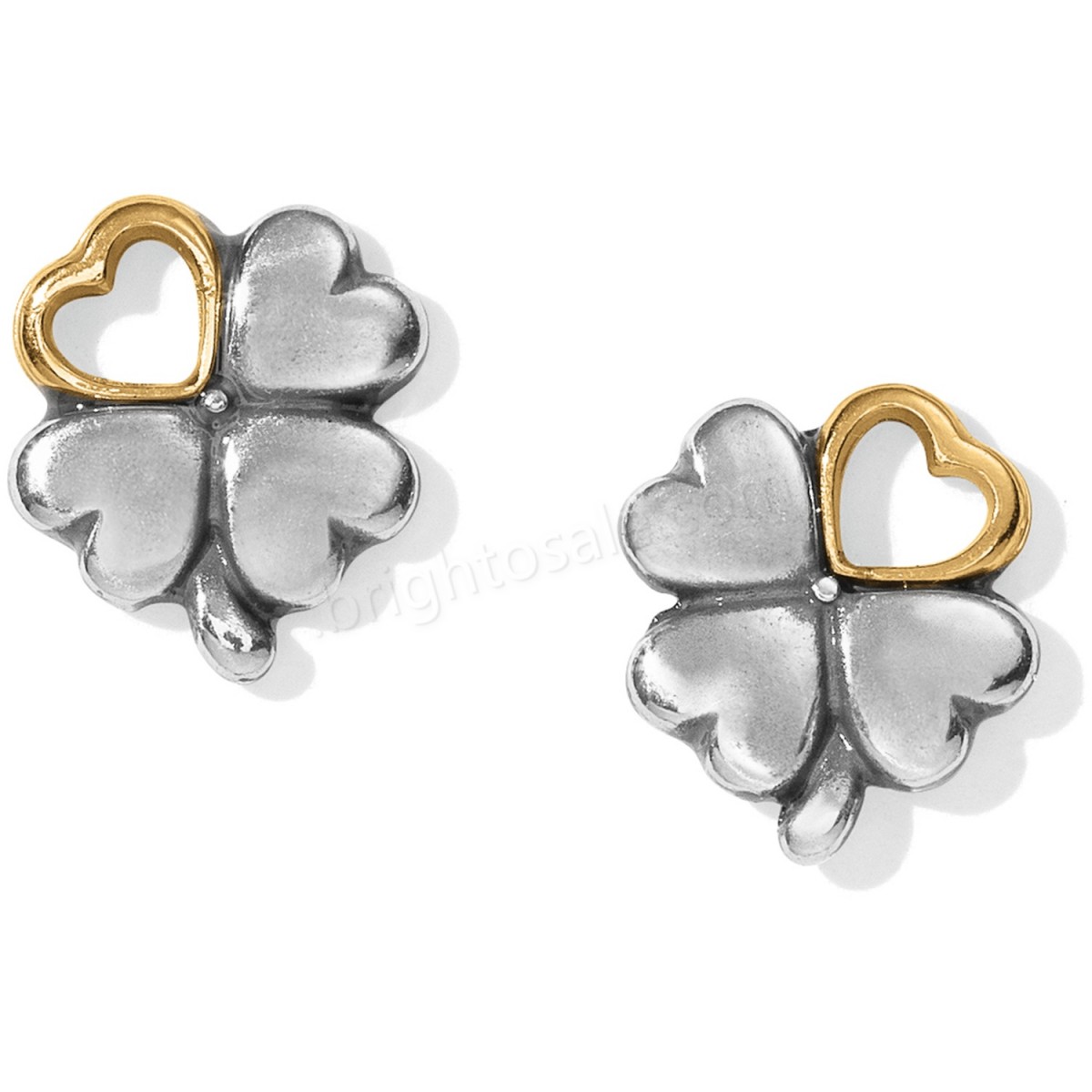 Brighton Collectibles & Online Discount Clover Heart Mini Post Earrings - -0