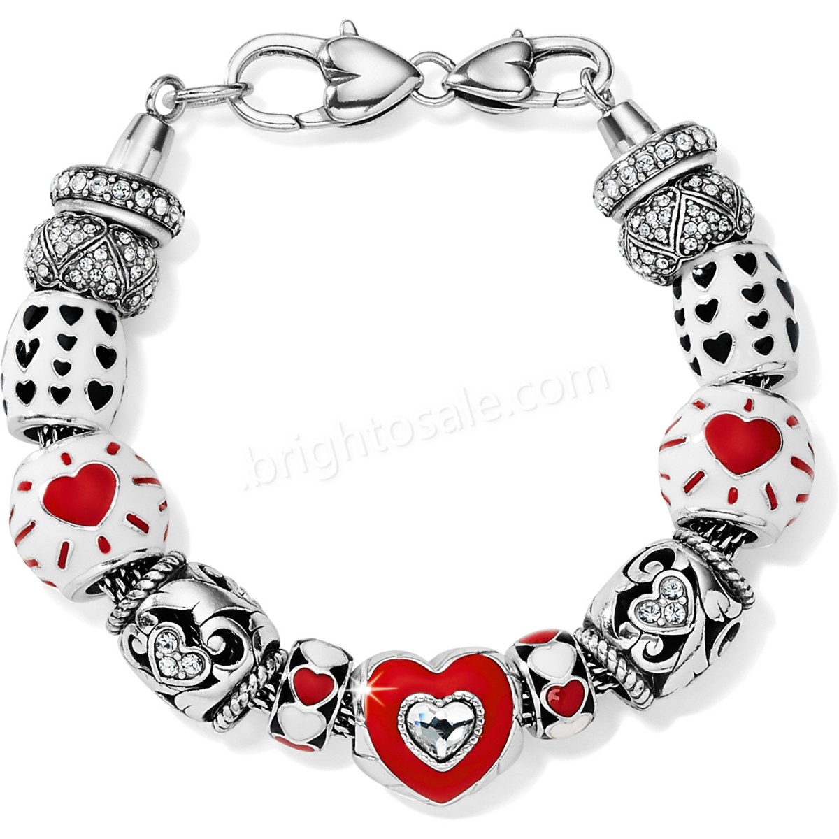 Brighton Collectibles & Online Discount Fashionista Black Hearts Bead - -0