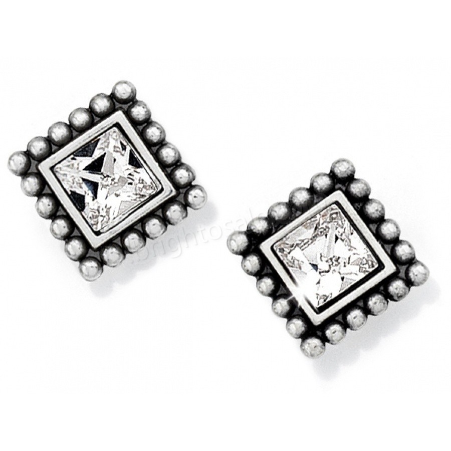 Brighton Collectibles & Online Discount Sparkle Square Mini Post Earrings - -0