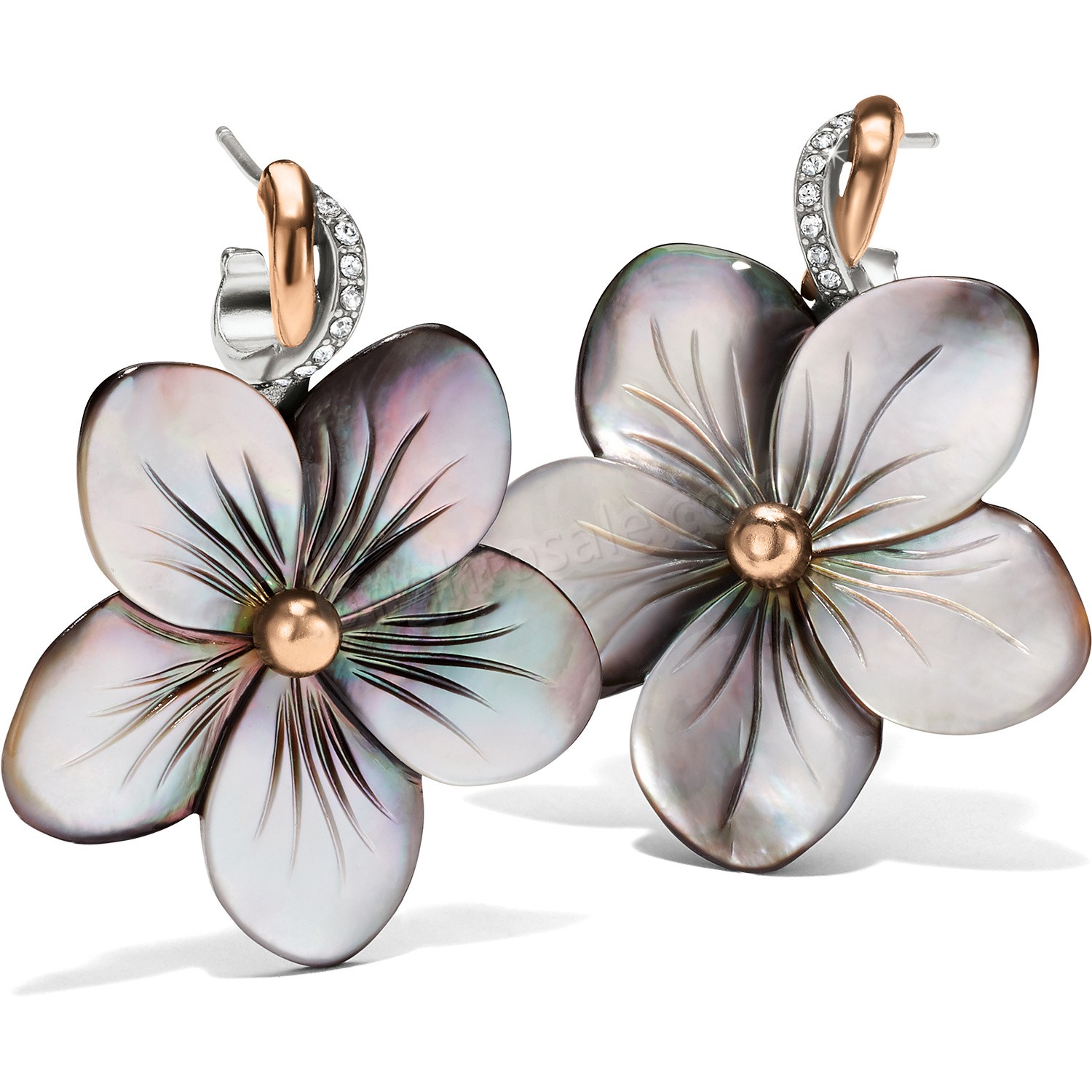 Brighton Collectibles & Online Discount Neptune's Rings Shell Flower Earrings - Brighton Collectibles & Online Discount Neptune's Rings Shell Flower Earrings