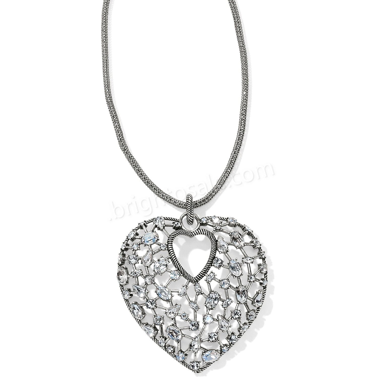 Brighton Collectibles & Online Discount Cherished Heart Petite Necklace - Brighton Collectibles & Online Discount Cherished Heart Petite Necklace