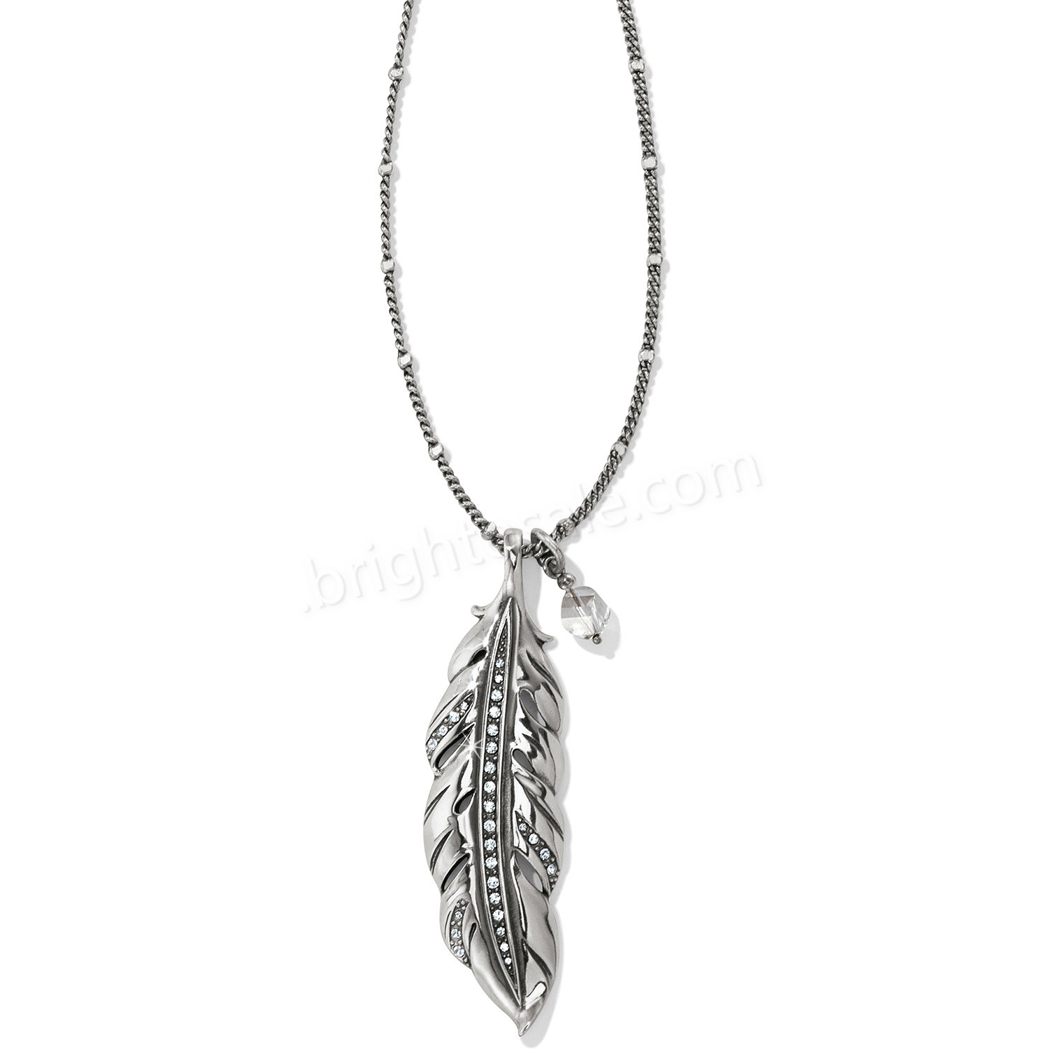 Brighton Collectibles & Online Discount Contempo Ice Feather Convertible Reversible Necklace - Brighton Collectibles & Online Discount Contempo Ice Feather Convertible Reversible Necklace