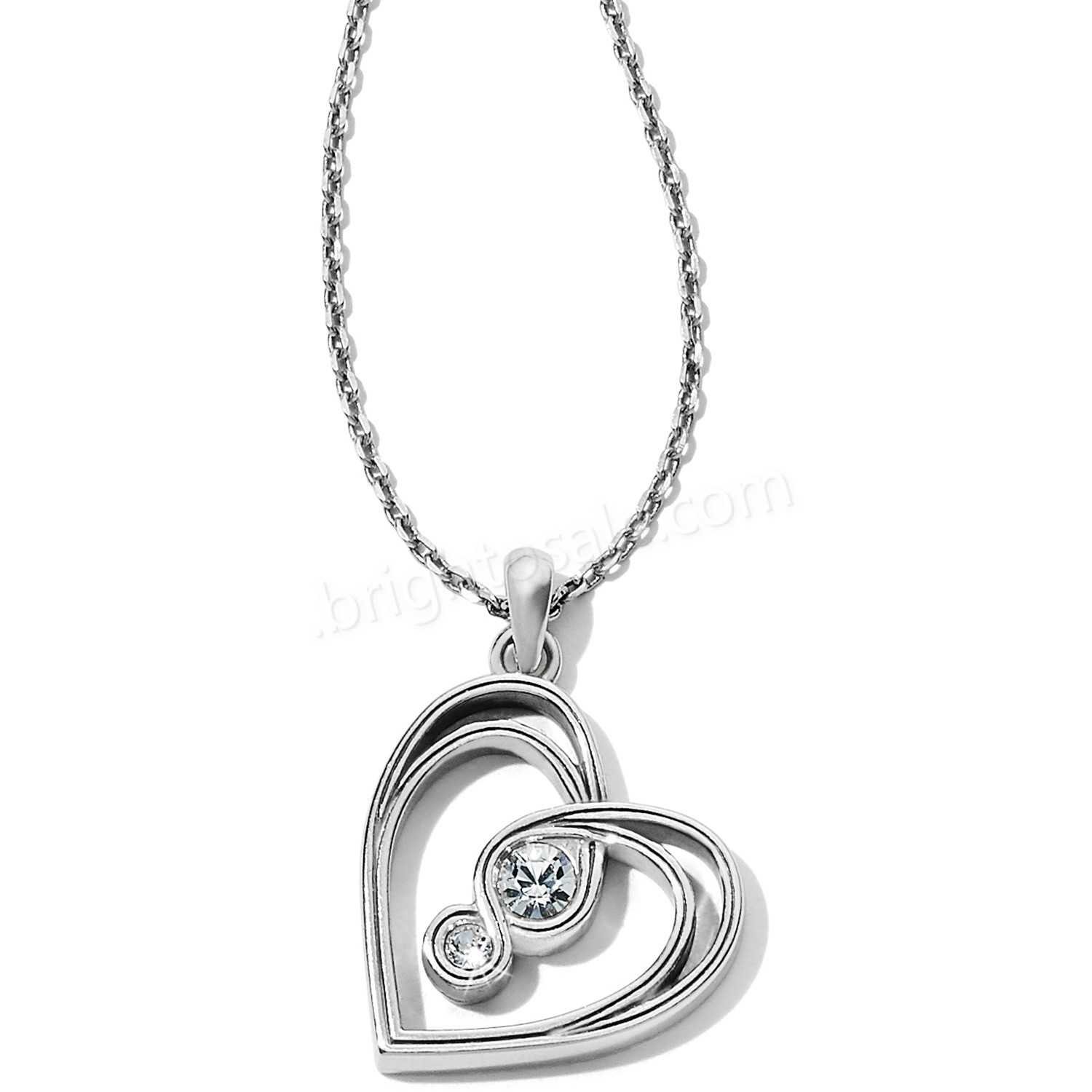 Brighton Collectibles & Online Discount Infinity Sparkle Petite Heart Necklace - Brighton Collectibles & Online Discount Infinity Sparkle Petite Heart Necklace