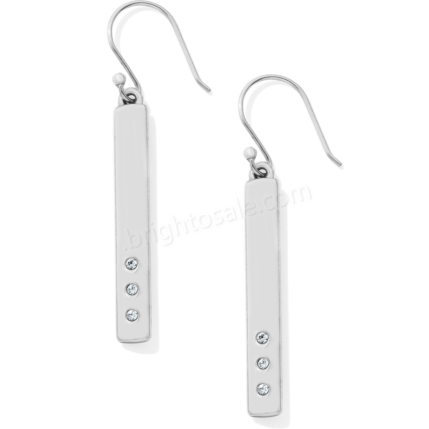 Brighton Collectibles & Online Discount London Groove Bar Reversible French Wire Earrings - Brighton Collectibles & Online Discount London Groove Bar Reversible French Wire Earrings