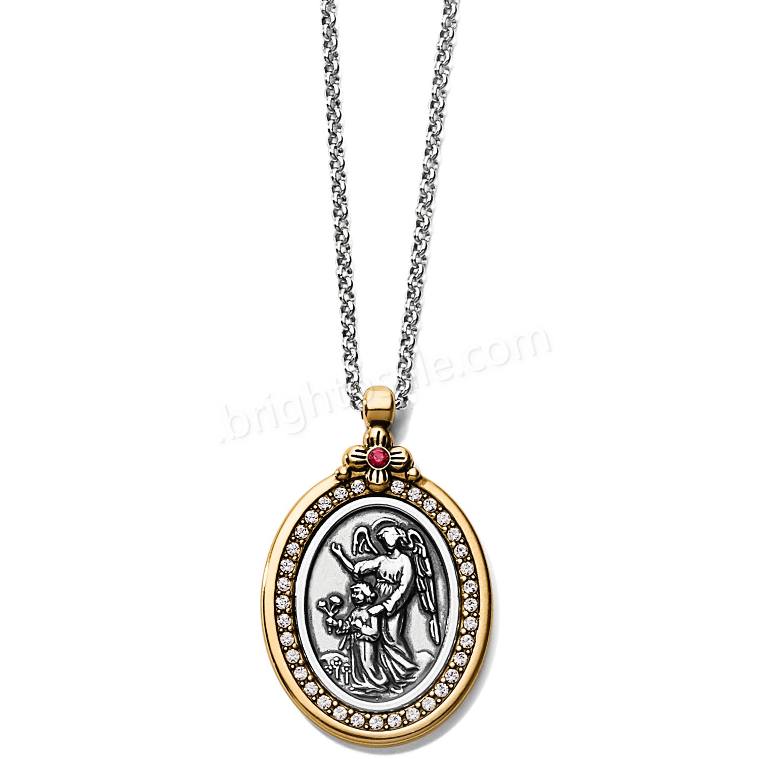 Brighton Collectibles & Online Discount Guardian Angel Two-Tone Pendant Necklace - Brighton Collectibles & Online Discount Guardian Angel Two-Tone Pendant Necklace