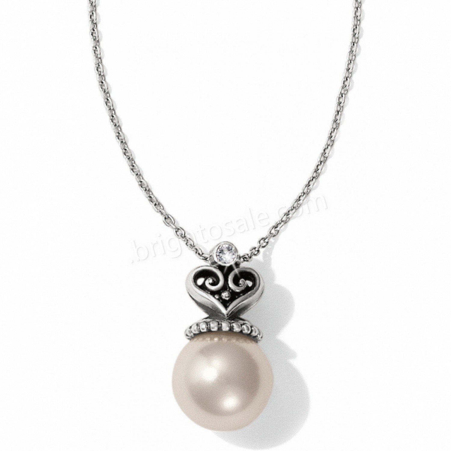 Brighton Collectibles & Online Discount Alcazar Pearl Short Necklace - Brighton Collectibles & Online Discount Alcazar Pearl Short Necklace