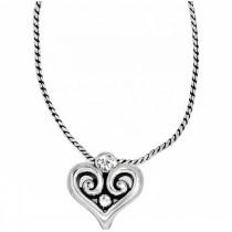 Brighton Collectibles & Online Discount Alcazar Heart Badge Clip Necklace