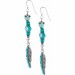 Brighton Collectibles & Online Discount Neptune's Rings Pyramid Banded Agate French Wire Earrings - 1