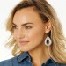 Brighton Collectibles & Online Discount Pebble Open Teardrop Reversible Earrings - 2