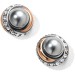 Brighton Collectibles & Online Discount Neptune's Rings Gray Pearl Button Earrings - 0