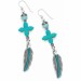Brighton Collectibles & Online Discount Neptune's Rings Pyramid Banded Agate French Wire Earrings