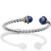 Brighton Collectibles & Online Discount Neptune's Rings Brazil Blue Quartz Open Hinged Bangle - 0